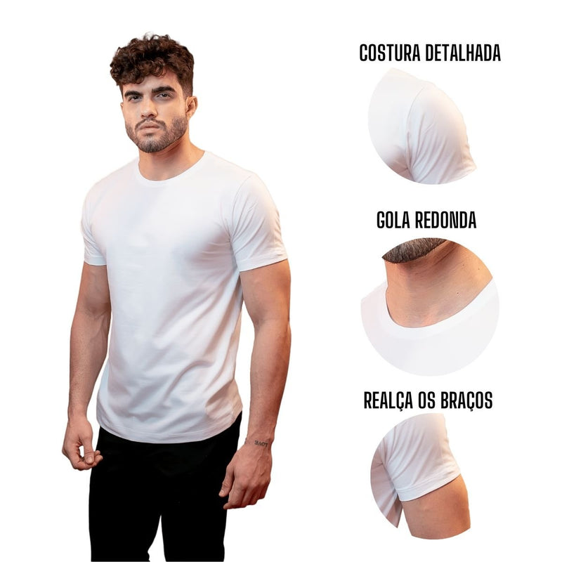 Kit Básico de Algodão Egípcio Branco e Preto